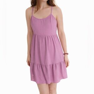 Altar’d State Lavender Tie Back Mini Dress Size M